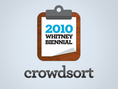 Crowdsort clipboard logo paper
