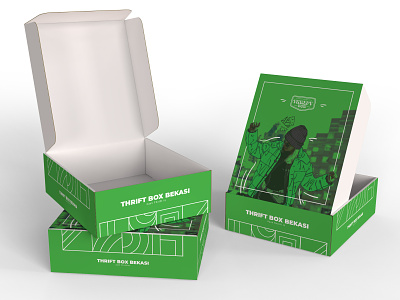 box packaging mockup branding design graphic design illustration