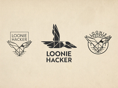 Loonie Hacker Logo Concepts