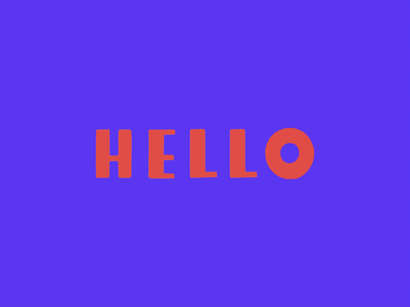 Hello 2d animation illustration kinetic typography motion graphics portfolio typography vector