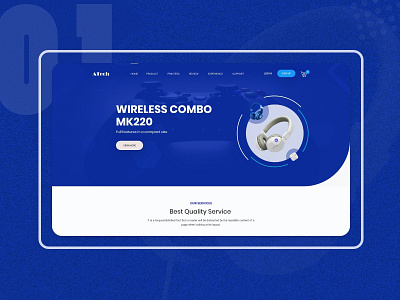 Tech Product Landing Page