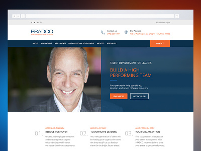 Pradco Website Redesign branding website