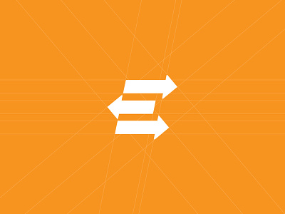 E Logo Mark for ExchangeBase brand branding logo