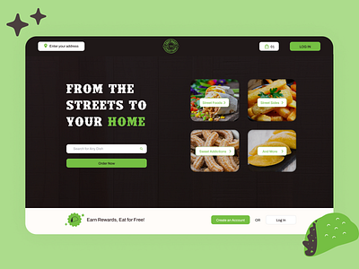UI/UX Landing Page - Taco Online Orders branding design illustration landing page street food tacos ui ux