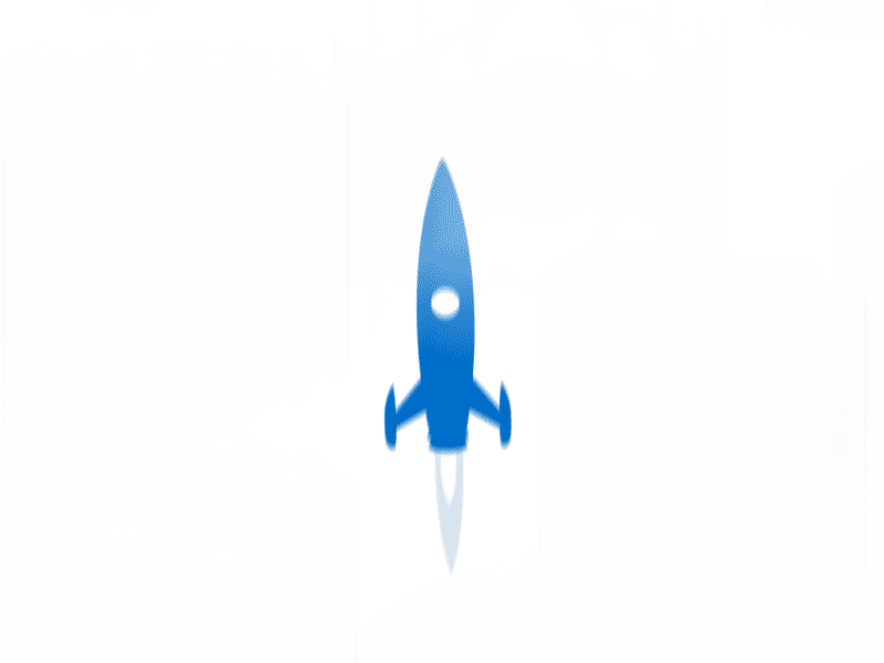 NYL Rocket after effects animation fly gif logo loop motion rocket spaceship transform