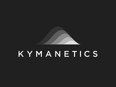 Kymanetics Logo Alternative branding curves gradient icon identity illustrator logo logo design logos micro mit nano ombre science smooth stripes vector wave
