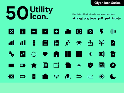Kawaicon - 50 Glyph Utility icon