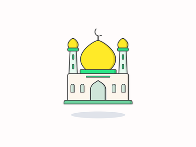 Islamic mosque design icon icon a day icon app icon design icon inspiration iconographic iconography illustration vector design vector icon