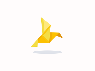 Origami bird