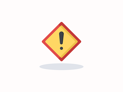 Warning sign design icon icon a day icon app icon design icon inspiration iconography illustration pixel perfect icon vector design vector icon