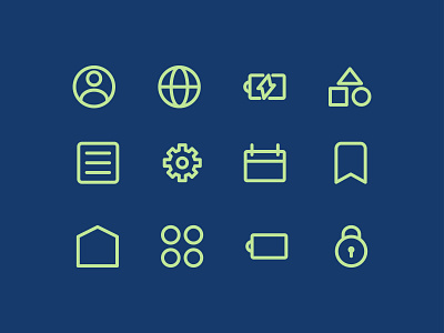 User Interface Icons design icon icon a day icon app icon design icon set illustration line icon