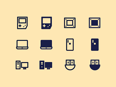 Device & Technology icons design glyph icon icon icon a day icon app icon design icon set illustration line icon