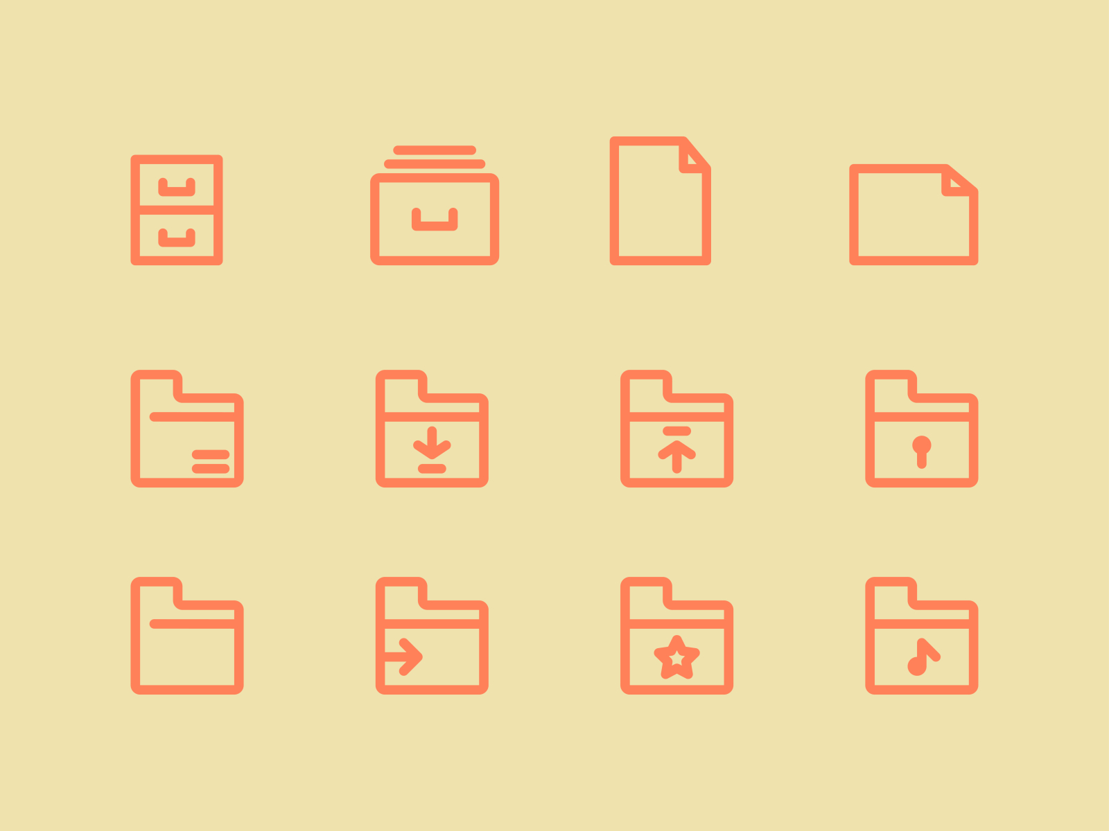 File & Folder Line by Kawalan icon on Dribbble