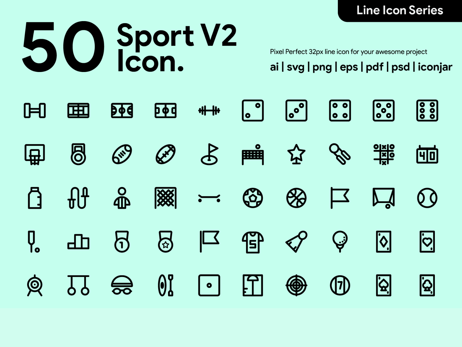 Kawaicon - 50 Sport Icon V2 by Kawalan icon on Dribbble