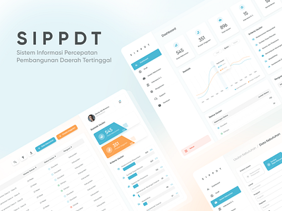 SIPPDT - Aplikasi Usulan Kebutuhan Daerah Tertinggal app branding design flat graphic design ui ux web website