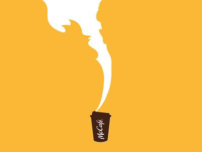 McDonalds - McCafé advertising coffee coffee cup get up mccafe mcd mcdonald mcdonalds rooster