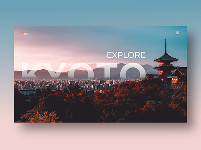 Kyoto adobe design adobexd design design inspiration discover japan kyoto ui userinterface webdesign website design