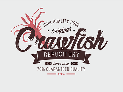 Crawfish crawfish design graphic illustration shirt t shirt typography