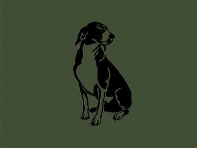 good boy branding design dog hound illustration vector