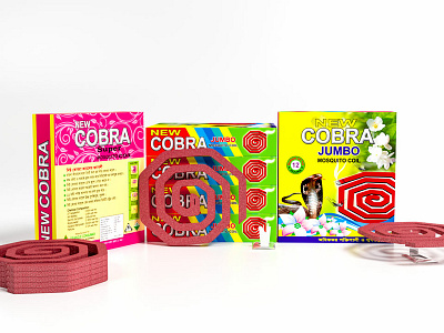 New Cobra Jumbo Coil 3d product 3dsmax adobe illustrator adobe photoshop package design render vray