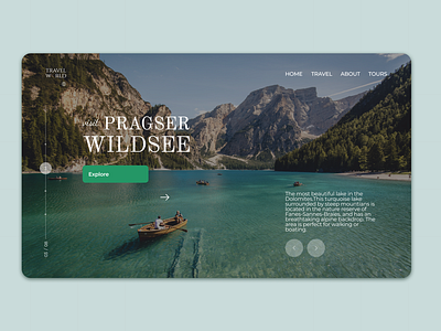 Travel Blog | Web design