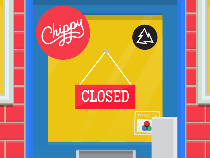 Open & Close animation close doorway gif open shop sign