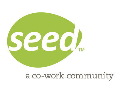 Seed Logo co work green seed