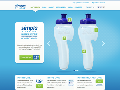 Simple Hydration website