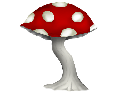 mushroom fantasy art photoshop