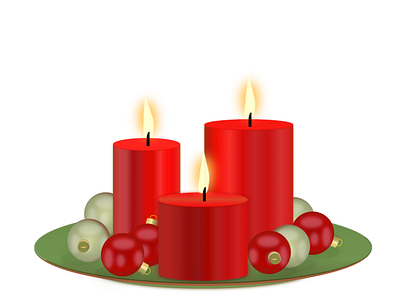 Animated CSS Christmas Candles css animation css shapes css3 html5