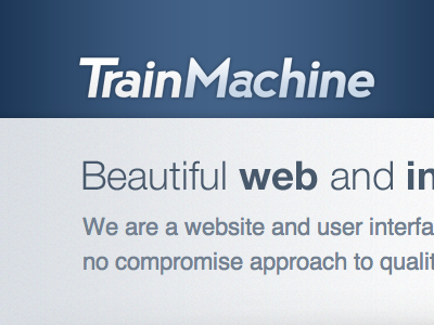 Train Machine brand font logo machine train train machine ui web