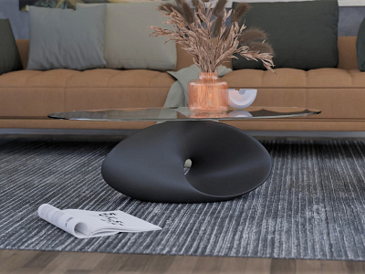 Wave agglomerato arredamento coffee table design marmo mobili pietra salotto tavolino