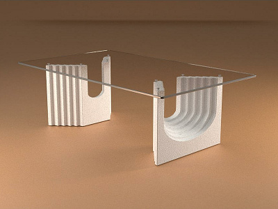 Tavolino da salotto Ulisse agglomerato arredamento arredo design marmo mobili moderno pietra salotto tavolino