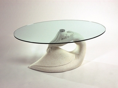 Tavolino da salotto Siren agglomerato arredamento arredo classico design marmo mobili moderno salotto tavolino