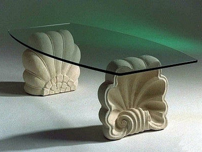 Tavolino da salotto Sedna agglomerato arredamento arredo classico design marmo mobili moderno pietra salotto tavolino