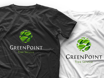 GreenPoint Brand 3d carl913 cool eco green leaf logo point sexy sphere tree