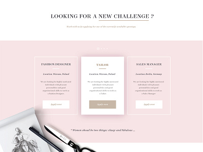 Sylwia Romaniuk Website atelier designer dress elegant fashion pink ui ux website white women