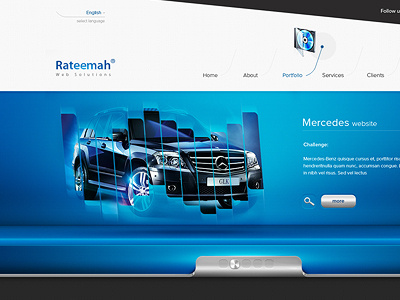 Some Site For Some Web Agency 3 agency blue cool dark design grey icon interactove web white