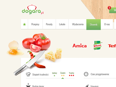 dogara.pl carl913 company components cooking cool cream culinary design dish egg food green icon icons red vegetables website