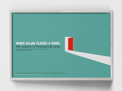 When Allah closes a door