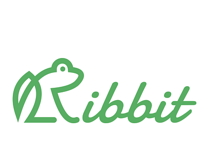 Ribbit - Frog Logo branding graphic design logo vector