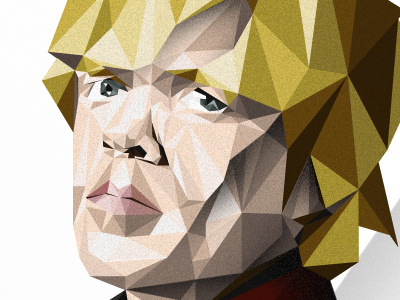Tyrion fanart game of thrones geometric illustration illustrator tyrion