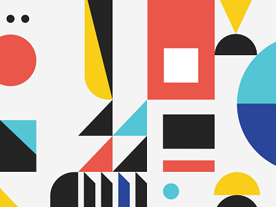 MEANINGFUL GIGS • Our Pattern bold branding color design diversity geometry illustration modular pattern simple