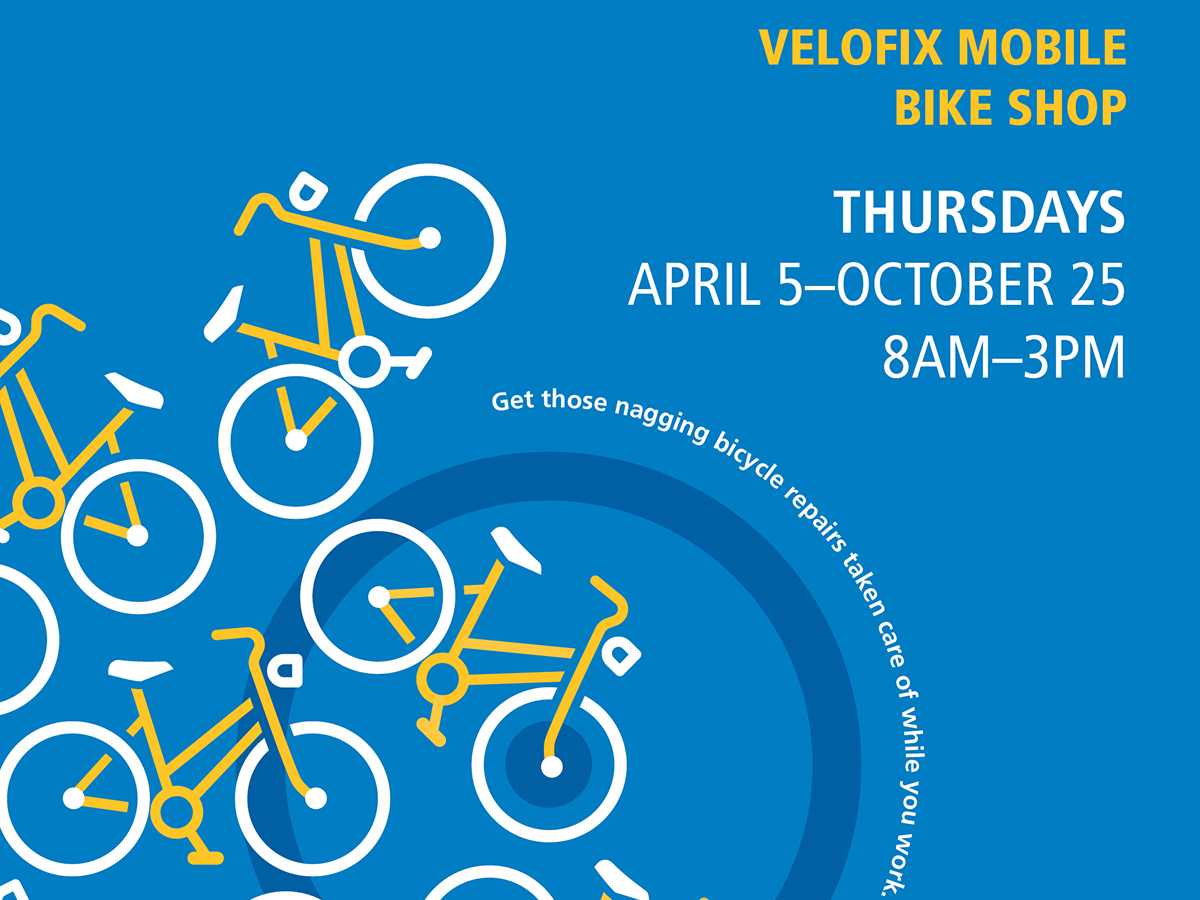VELOFIX MOBILE BIKE SHOP • Poster Design by Meaningful Gigs on Dribbble