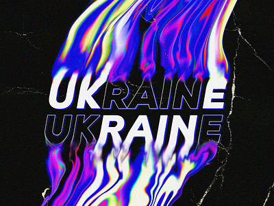 Daily Design UKRAINE design gradirnt graphic design typography ukraine