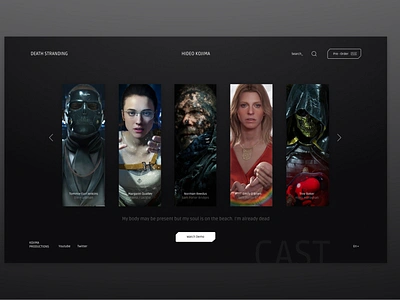 death stranding 2019 admin death stranding design dribbble invite figma follow game ui ux vector