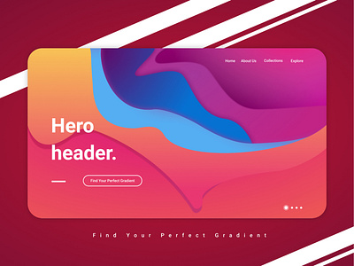 Hero GRADIENT 2019 admin design dribbble invite figma follow illustration typography ui ux vector