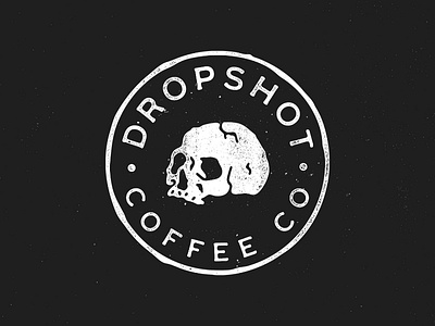 Dropshot Coffee Co coffeeshop logo wacomtablet