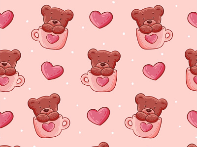 Valentines pattern design design illustration pattern valentines