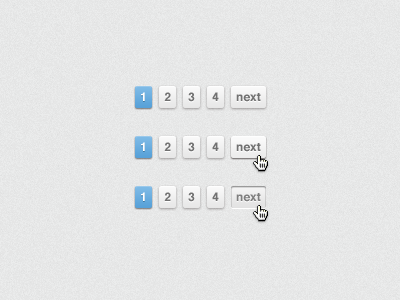 Pagination Button Hovers